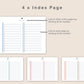 Digital Bullet Journal 200 Pages - Landscape - Pastel