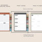Digital Blog Planner - Muted