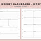 B6 Inserts - Weekly Dashboard