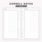 Personal Inserts - Cornell Notes