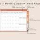 Digital Appointment Planner - Autumn