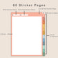 Digital Sticker Book - Portrait - Boho