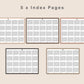 100 Digital Photo Album - Coffee Brown