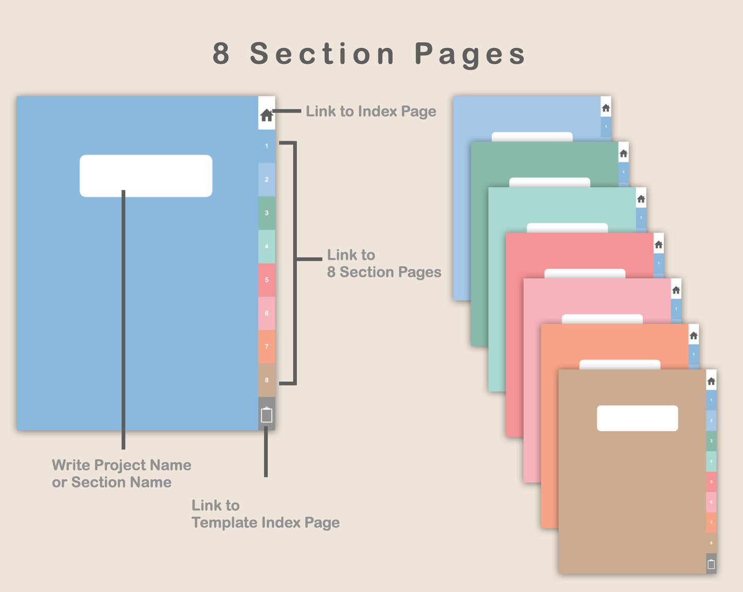 Digital Sewing Planner - Pastel