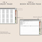 Digital Reading Planner - Landscape - Neutral