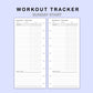 Skinny Classic HP Inserts - Workout Tracker