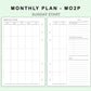 FC Compact Inserts - Monthly Plan - MO2P - with Top Priority