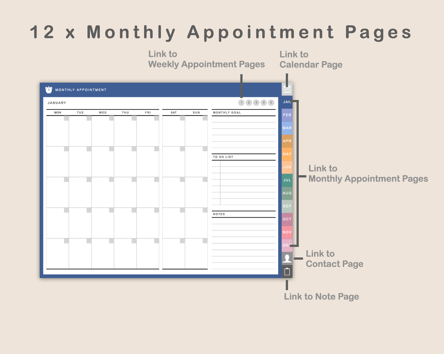 Digital Appointment Planner - Spring
