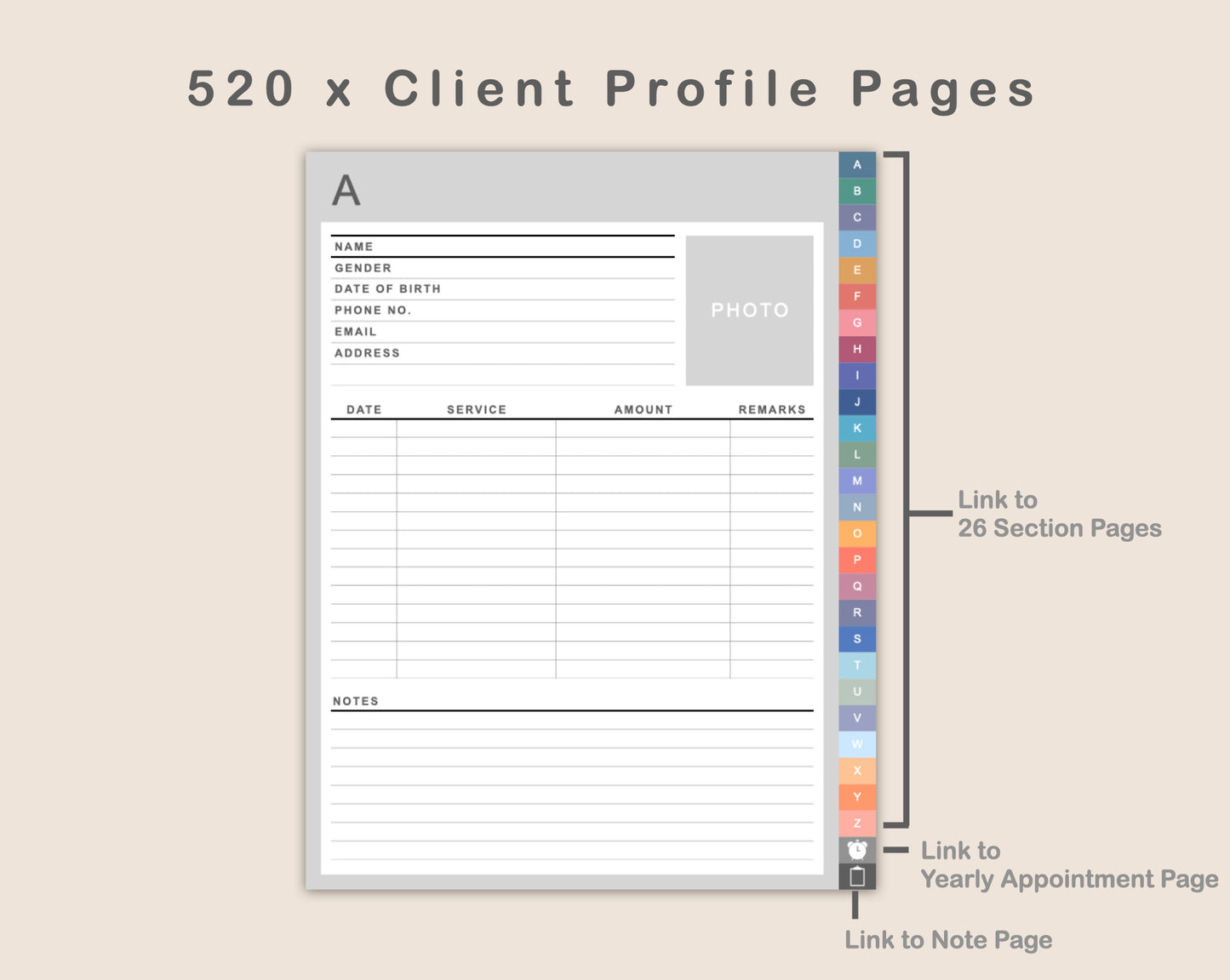 Digital Client Book - Portrait - Spring