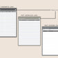 Digital Pet Planner - Muted