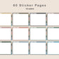Digital Sticker Book - Landscape - Muted