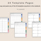 Digital Project Planner - Portrait - Spring