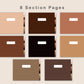 Digital Meeting Notes - Landscape - Brown Coffee
