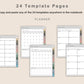 Digital Project Planner - Portrait - Muted
