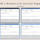 Digital Bucket List Journal - Classic Blue
