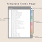 Digital Sewing Planner - Pastel