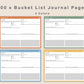 Digital Bucket List Journal - Boho