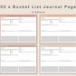 Digital Bucket List Journal - Neutral