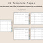 Digital Project Planner - Landscape - Muted