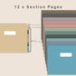 Digital Reading Planner - Landscape - Muted