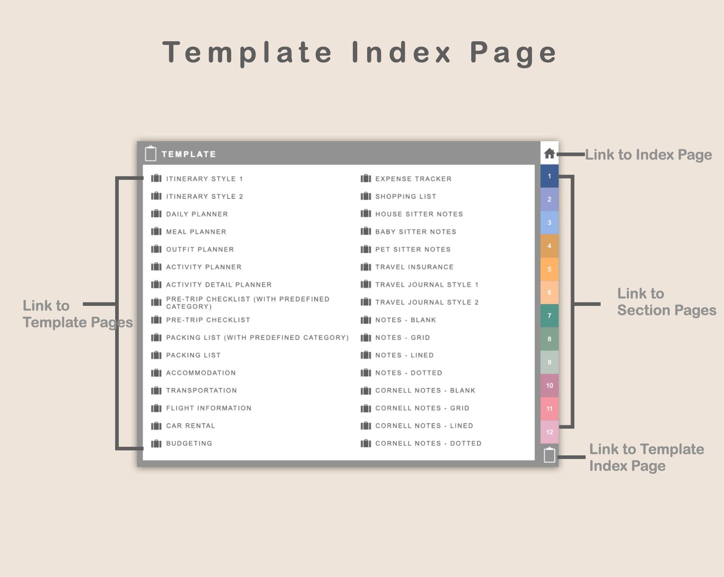 Digital Travel Planner - Landscape - Spring