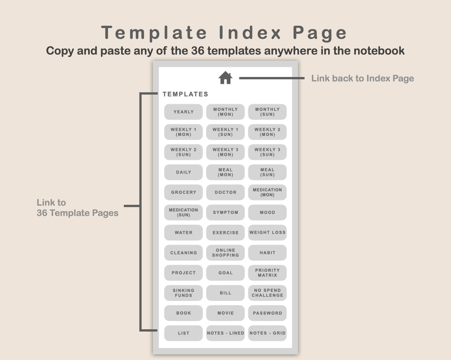 Digital Phone Planner DIY - Muted