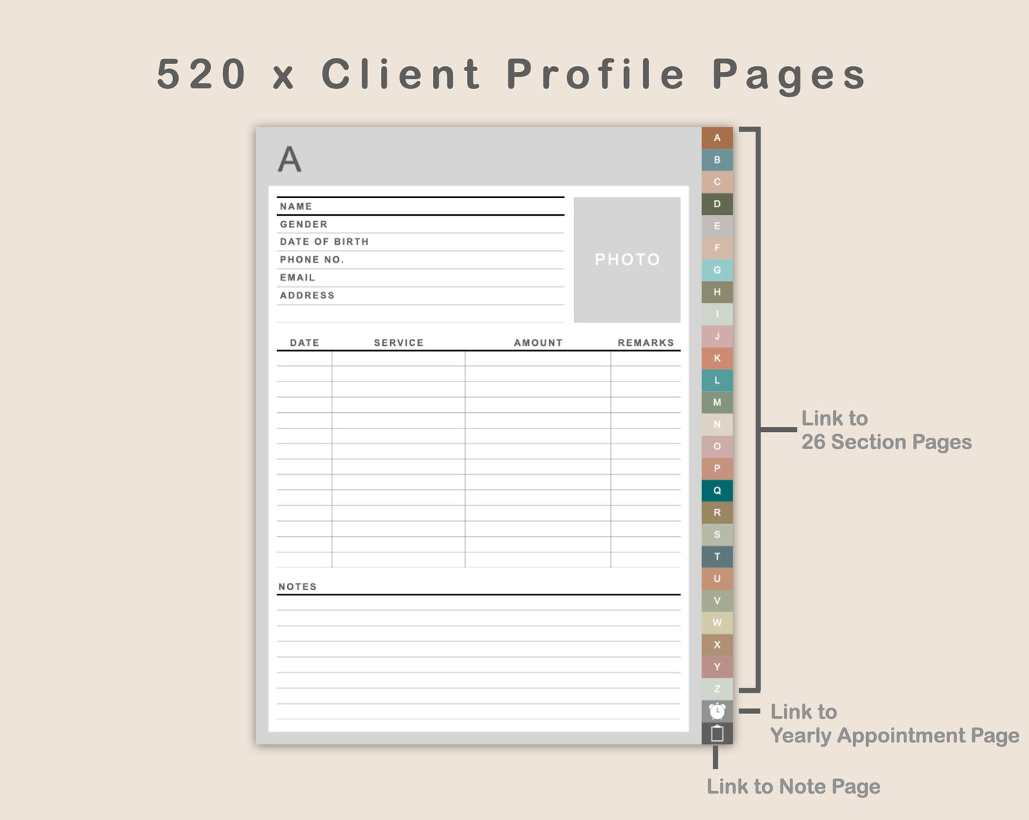Digital Client Book - Portrait - Neutral