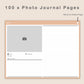 100 Digital Photo Album - Coffee Brown