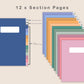 Digital Reading Planner - Portrait - Spring