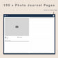 100 Digital Photo Album - Classic Blue