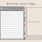 Digital Address Book - Boho