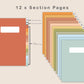Digital Reading Planner - Portrait - Autumn