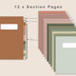 Digital Reading Planner - Portrait - Neutral