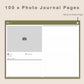 100 Digital Photo Album - Boho
