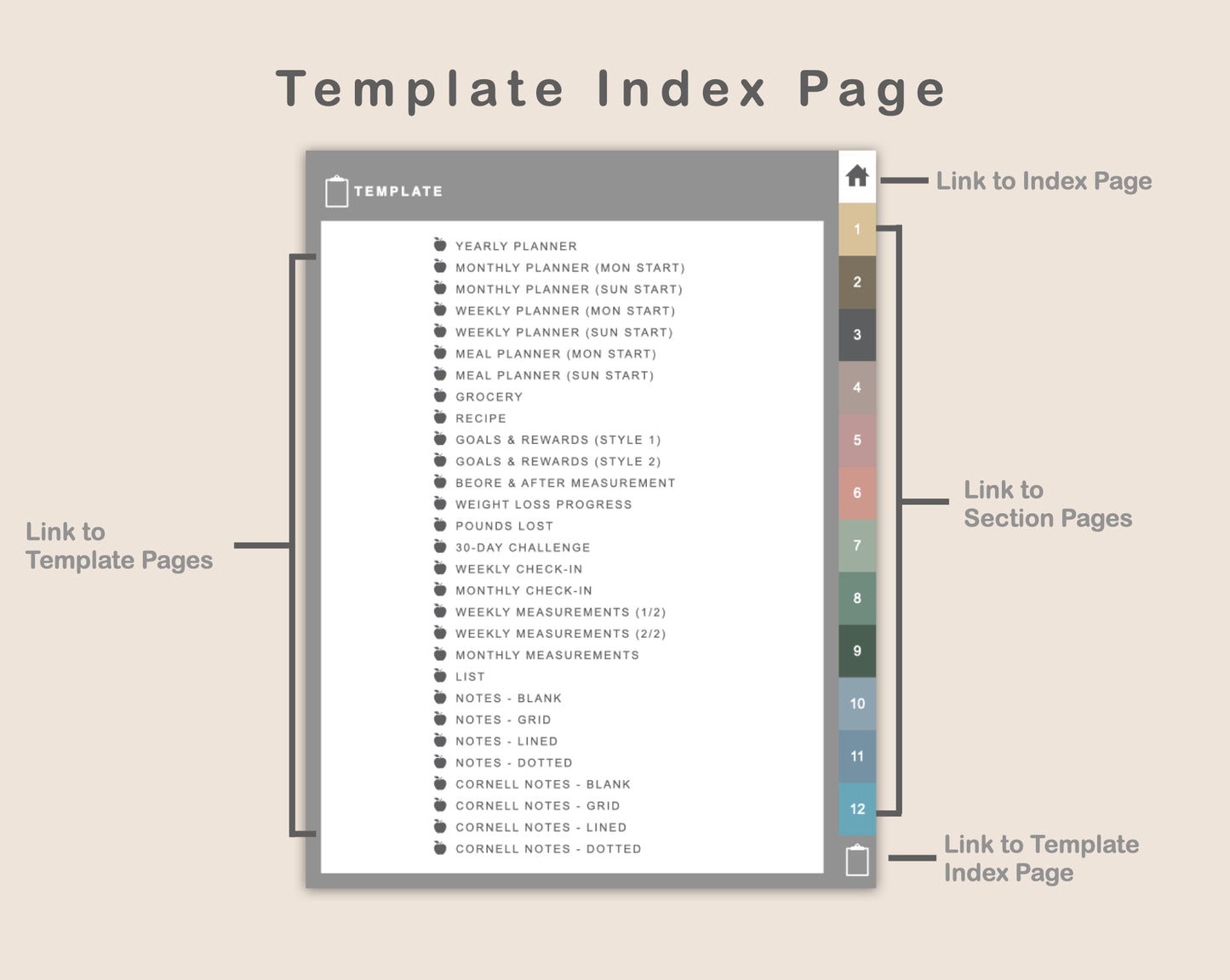 Digital Weight Loss Journal - Muted