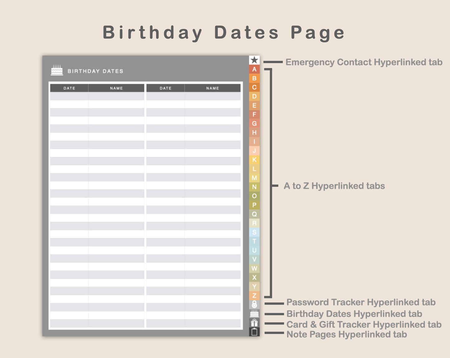 Digital Address Book - Autumn