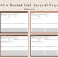 Digital Bucket List Journal - Brown Coffee