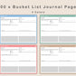 Digital Bucket List Journal - Pastel