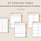 Digital Project Planner - Portrait - Boho