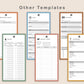 Digital Phone Planner - Boho