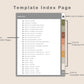 Digital Knitting Planner - Boho