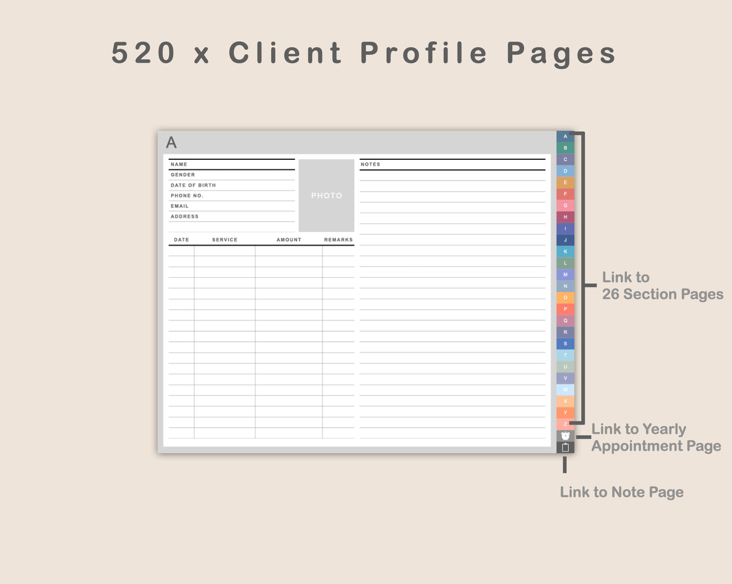 Digital Client Book - Landscape - Spring