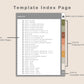 Digital Cross Stitch Planner - Boho