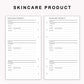 Personal Inserts - Skincare Routine