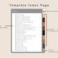 Digital Cross Stitch Planner - Brown