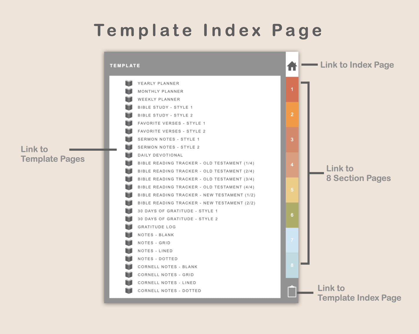 Digital Faith Planner - Autumn
