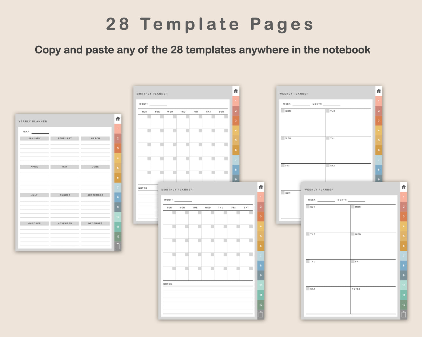 Digital Podcast Planner - Boho