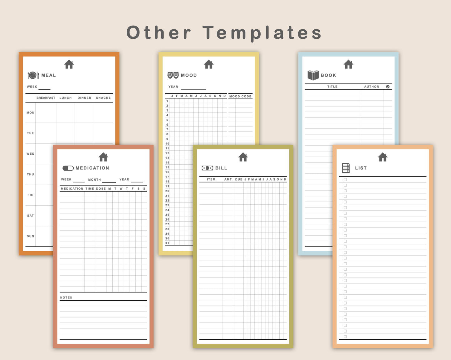 Digital Phone Planner - Autumn