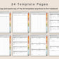 Digital Essential Oil Planner - Autumn