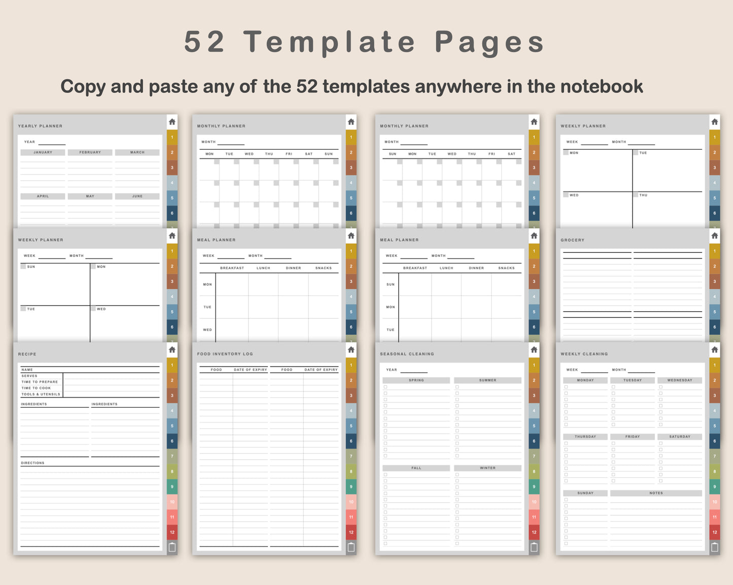 Digital Mom Planner - Modern